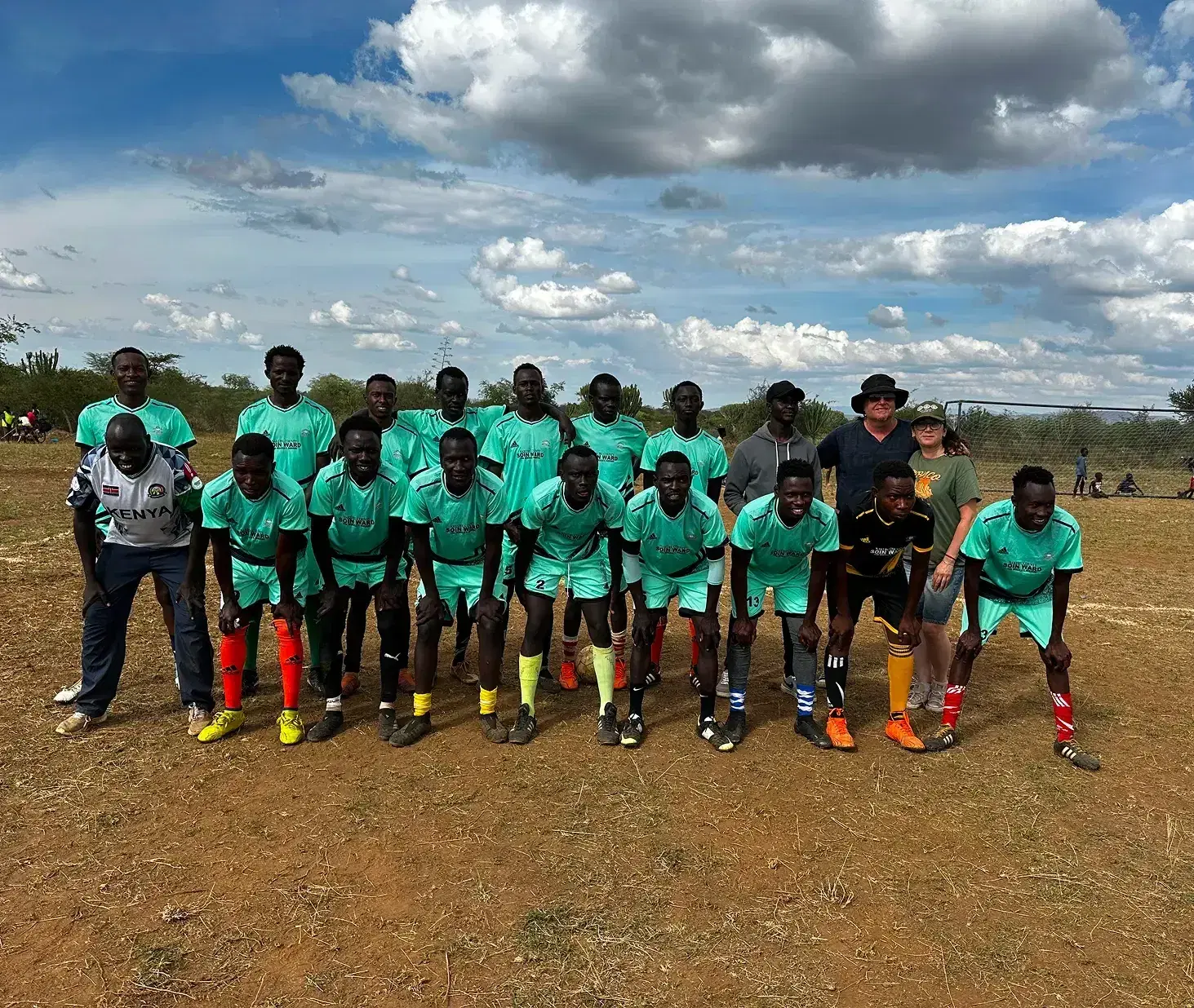 Men's football team at Overflow Communities