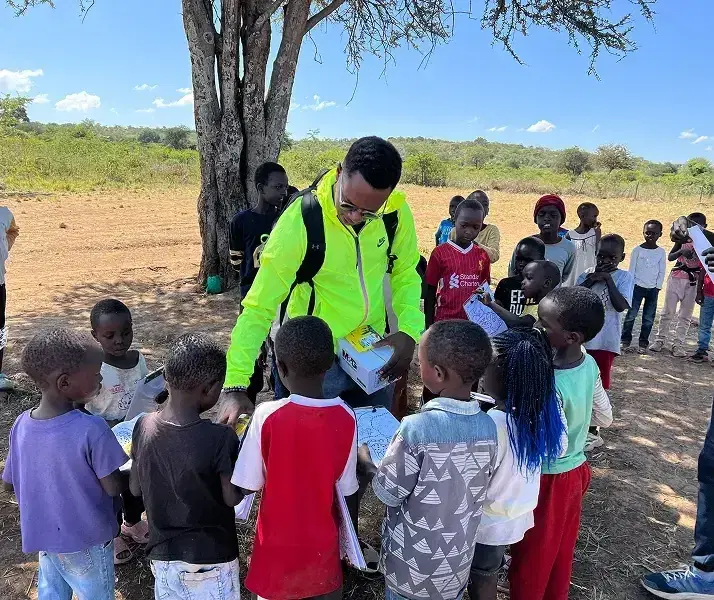 Registration at community event