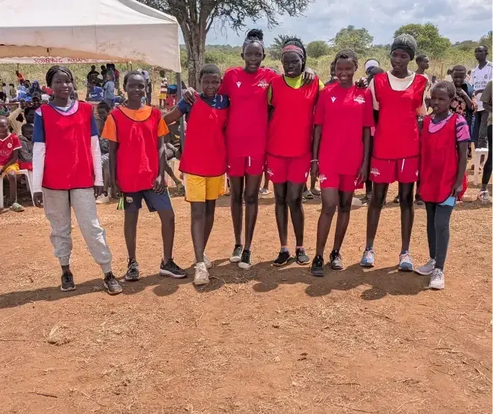 Women's football team at Overflow Communities
