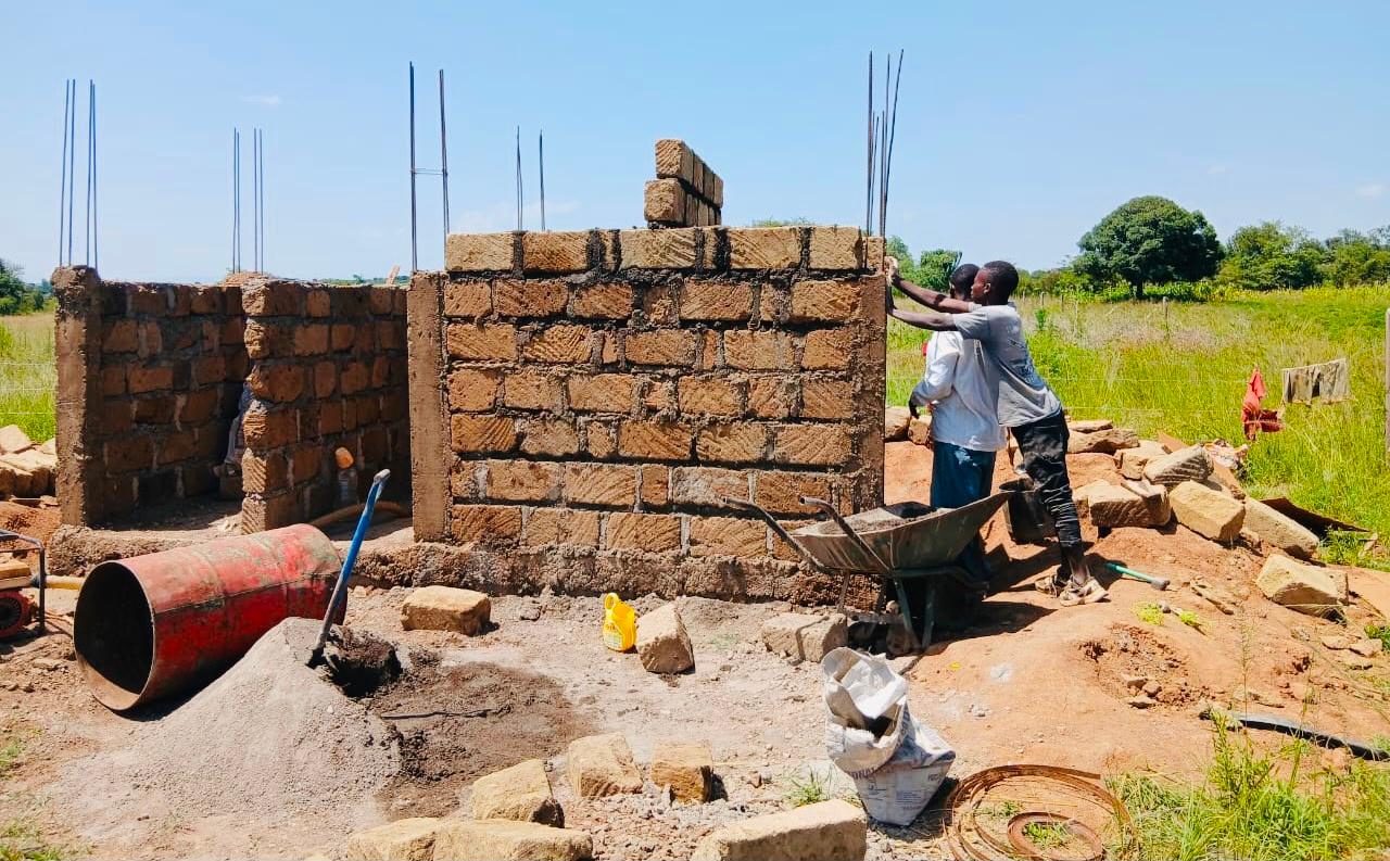 New Washrooms at Koisamo Almost Ready After Months of Determination